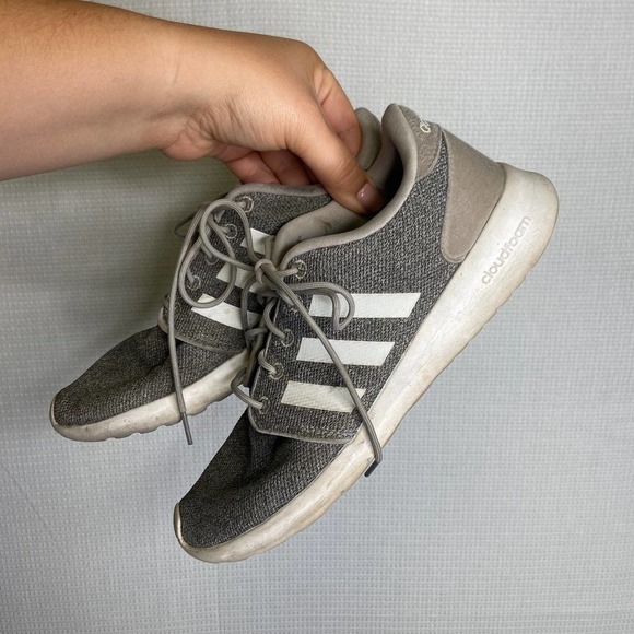 Adidas | Cloudfoam Heather Grey Sneaker 9‎ - Picture 2 of 8